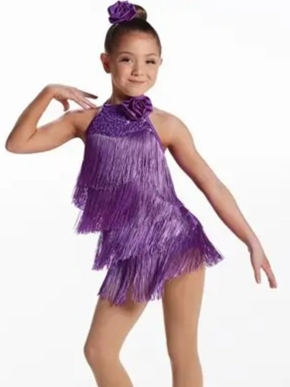 Super Shy - Tiered Fringe Dress